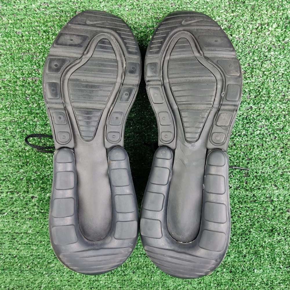 Nike Sneakers Womens 7.5 Black Air Max 270 AH6789-006 Triple Black Mesh Running - Picture 6 of 8